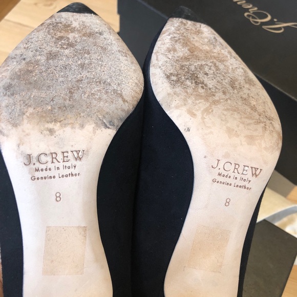 J crew Elsie pumps black suede US8 / EU38.5 - Picture 4 of 8